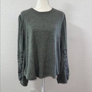 NWT!! DEMOCRACY Green Women's Sweater